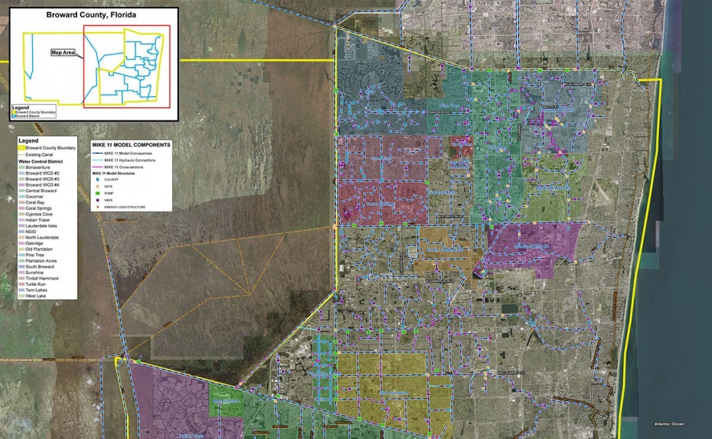 Future 100-Year Flood Elevation Map Project For Broward County, Florida - Florida Future Flooding Map