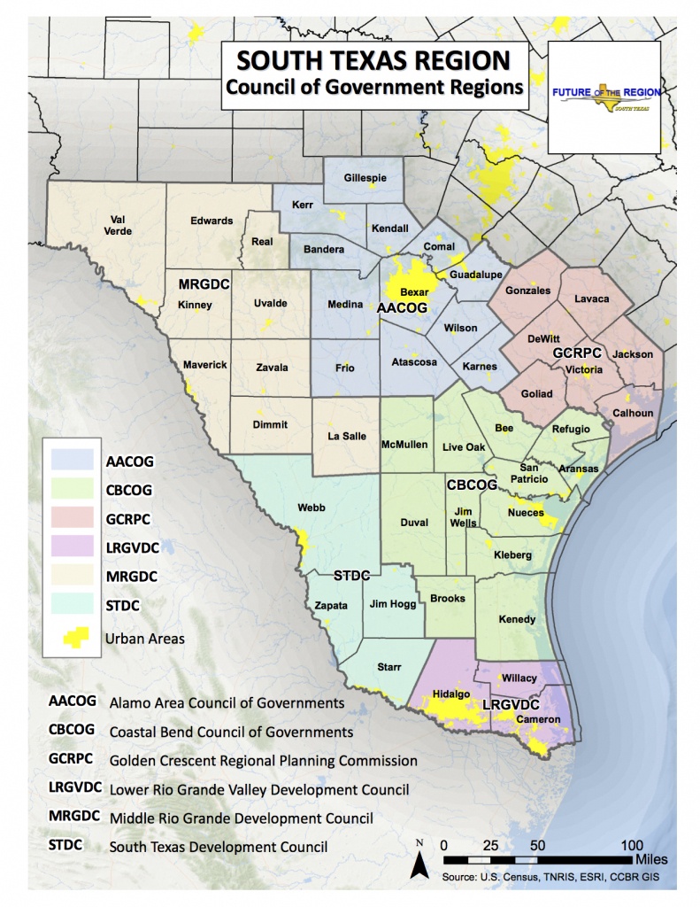 Future Of The Region South Texas – Premier Economic Development - Texas Dps Region Map