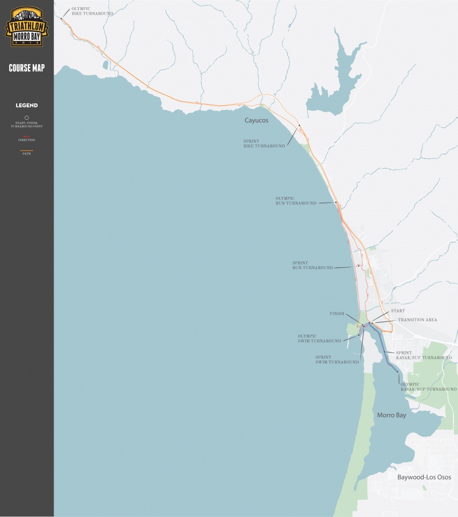 General-Course-Map - Morro Bay Tri - California Fall Triathlon - Morro Bay California Map