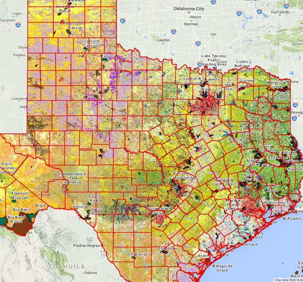 Geographic Information Systems (Gis) - Tpwd - Interactive Elevation Map Of Texas