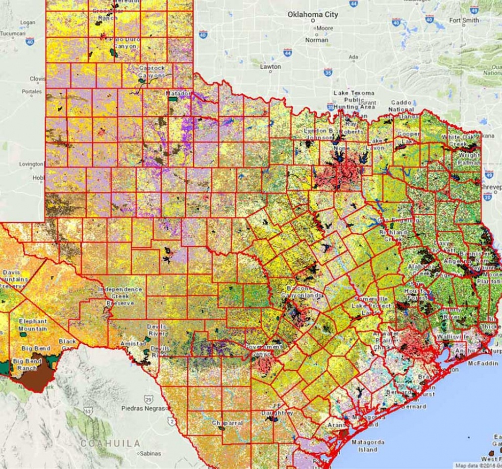 Interactive Elevation Map Of Texas | Free Printable Maps