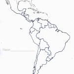 Geographic Map Of Latin America Great Place Blank Map South America   Central America Outline Map Printable
