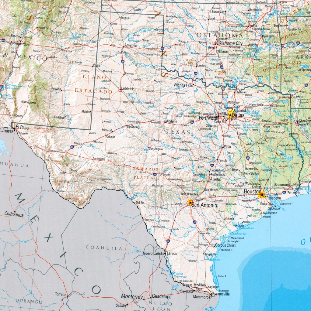 Géographie Du Texas — Wikipédia - Full Map Of Texas