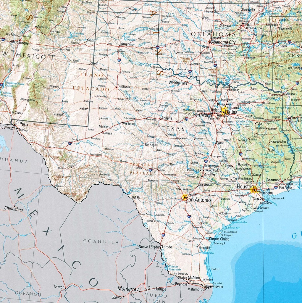 Géographie Du Texas — Wikipédia - Texas Arkansas Map