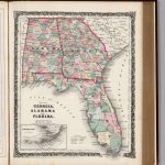 Georgia, Alabama, And Florida.   David Rumsey Historical Map Collection   Map Of Alabama And Florida