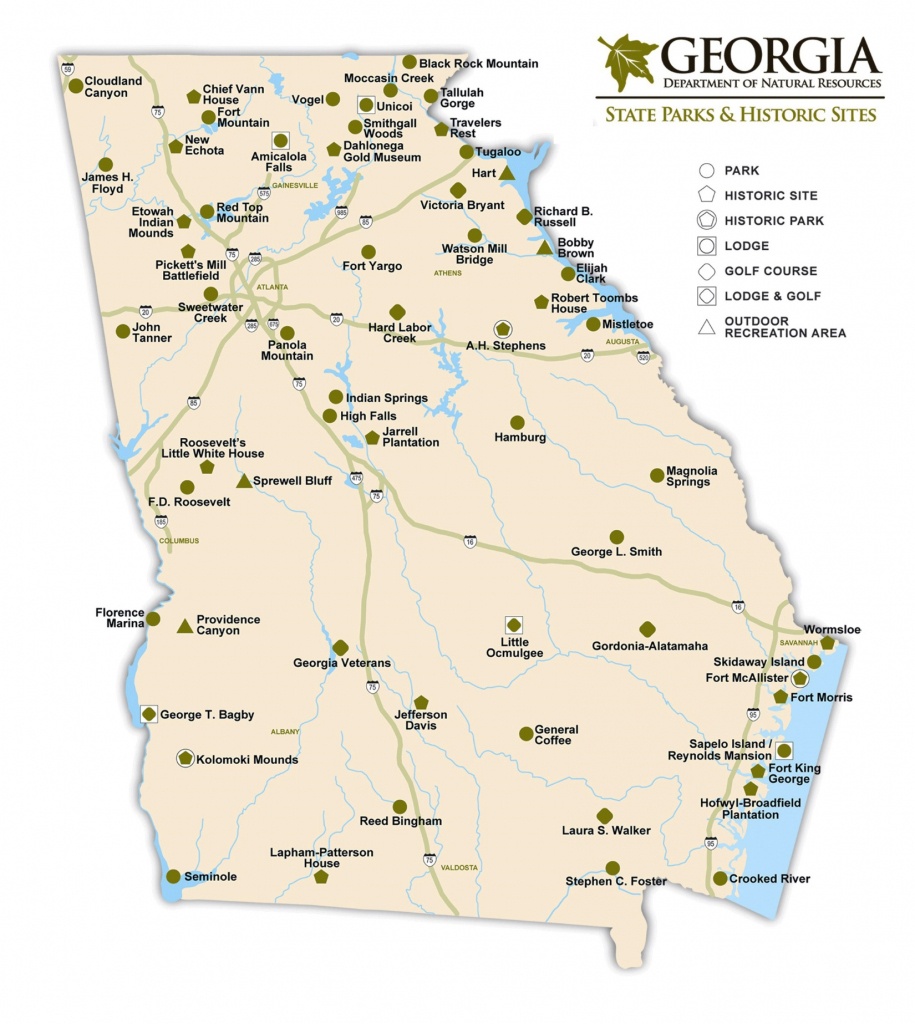 Georgia State Maps | Usa | Maps Of Georgia (Ga) - Georgia State Map Printable