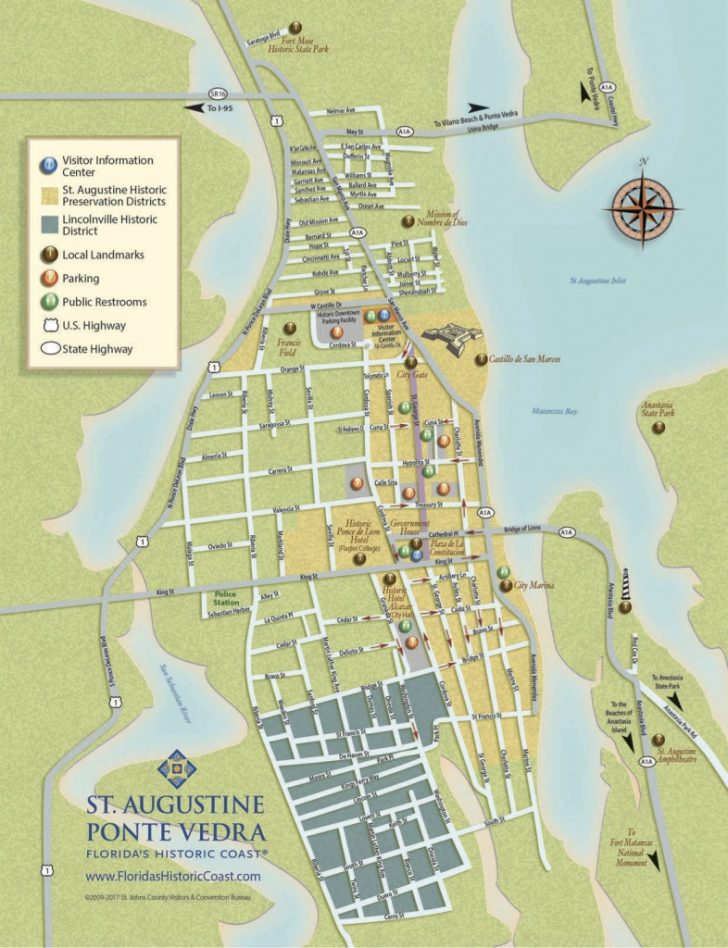 St Augustine Florida Map