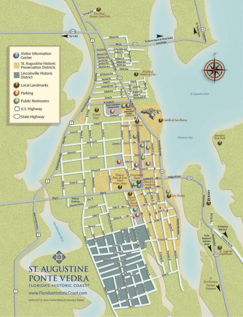 Get To Know Downtown St. Augustine With Our Printable Maps! | St - St Augustine Florida Map