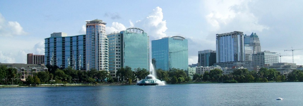 Google Map Of Orlando, Florida, Usa - Nations Online Project - Google Maps Orlando Florida