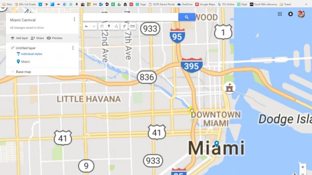 Google Maps Miami Carnival Tutorial - Youtube - Google Map Miami Florida