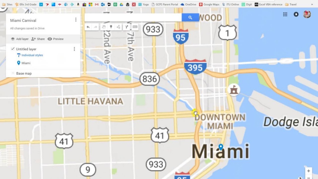 Google Maps Miami Carnival Tutorial - Youtube - Google Maps Miami Florida