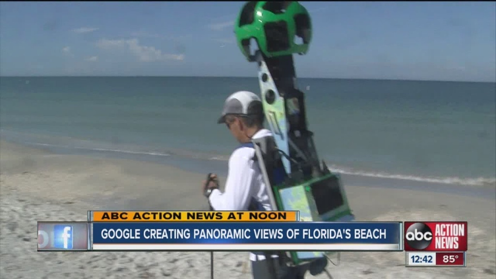 Google Maps Street View Cameras On Tampa Bay Area Beaches To Help - Map Of Tampa Florida Beaches