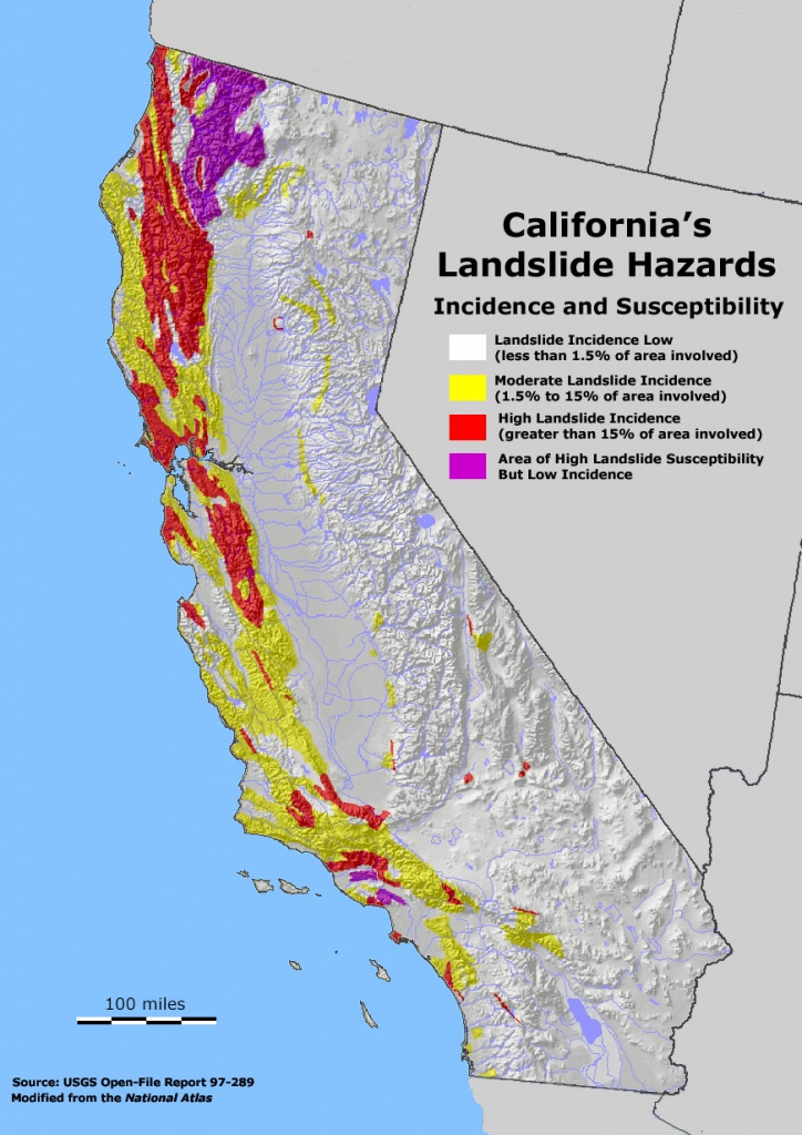 California Sea Level Map