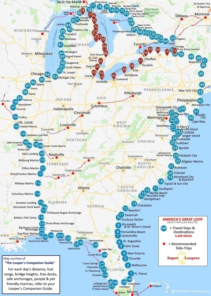 Intracoastal Waterway Florida Map - Free Printable Maps