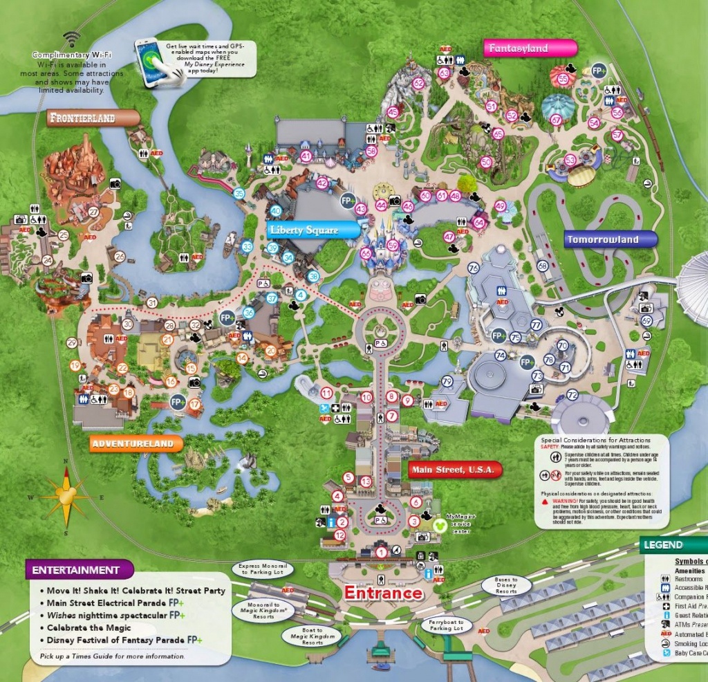 disney world disney world magic kingdom map