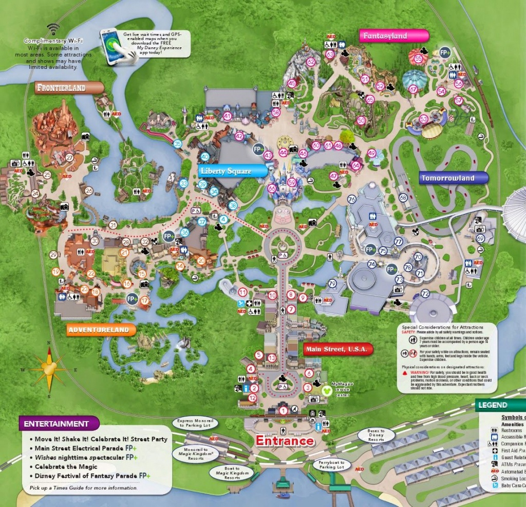 Printable Disney World Park Maps Printable World Holiday
