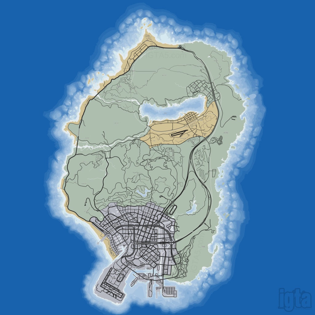 Gta 5 Map - Gta 5 Map Printable