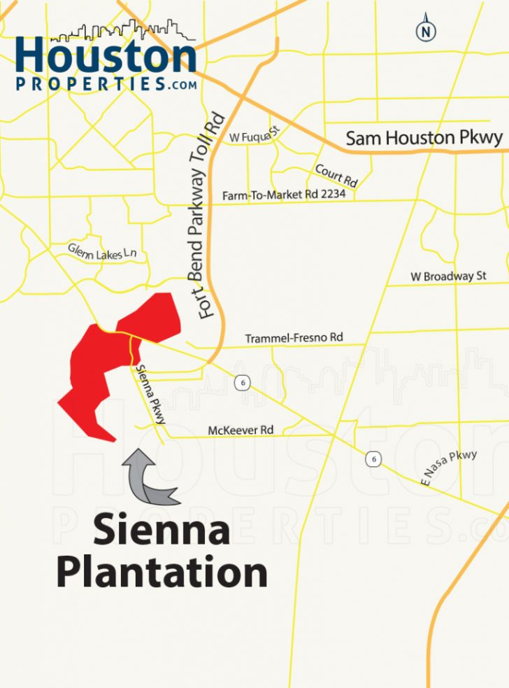 Sienna Texas Map