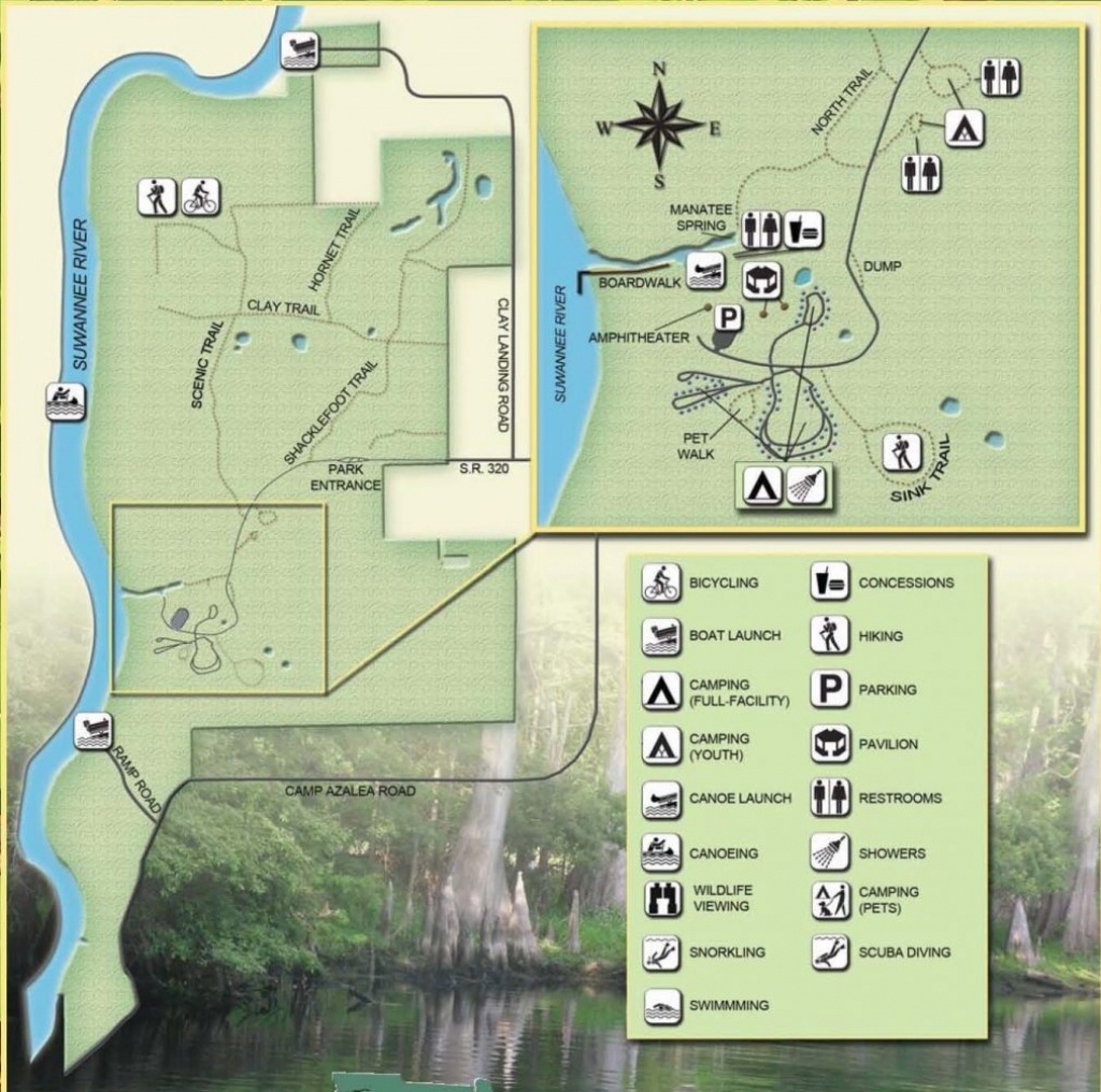 Guide To Springs In North Florida - Natural Springs Florida Map