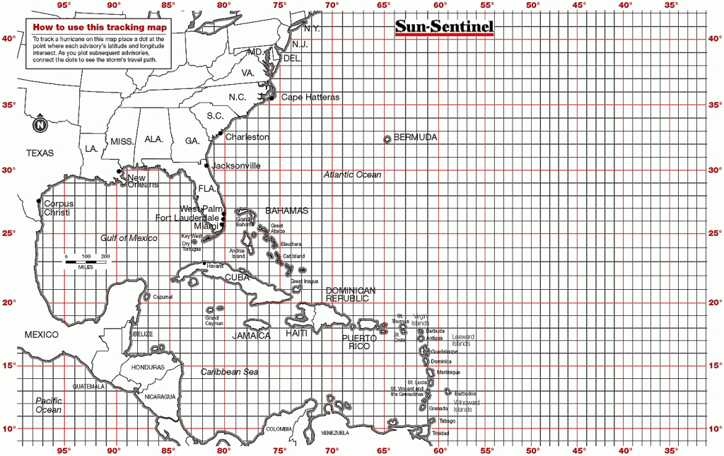 Hurricane Tracker Map Printable