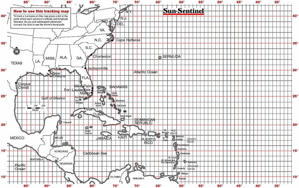 Printable Hurricane Tracking Map Free Printable Maps   H1hurricane Season 99 H1 Printable Hurricane Tracking Map 