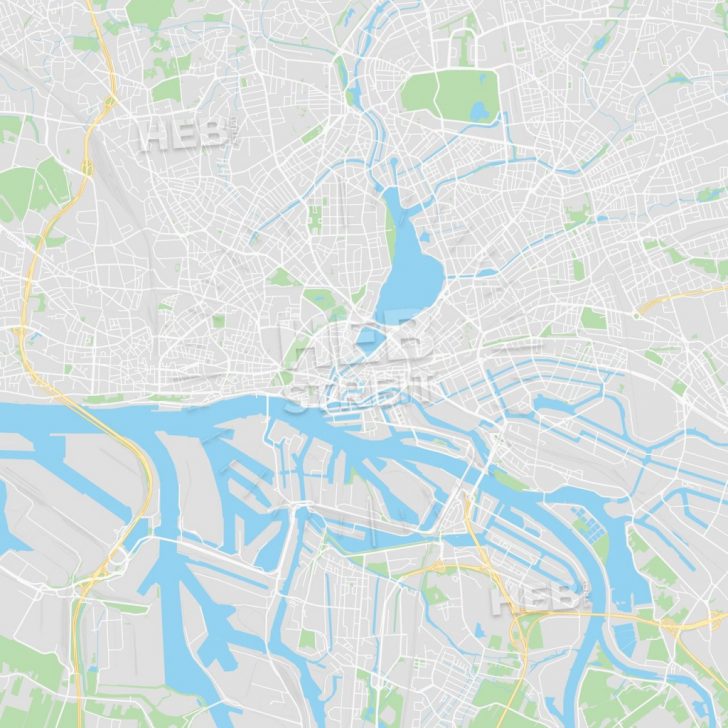 Printable Map Of Hamburg