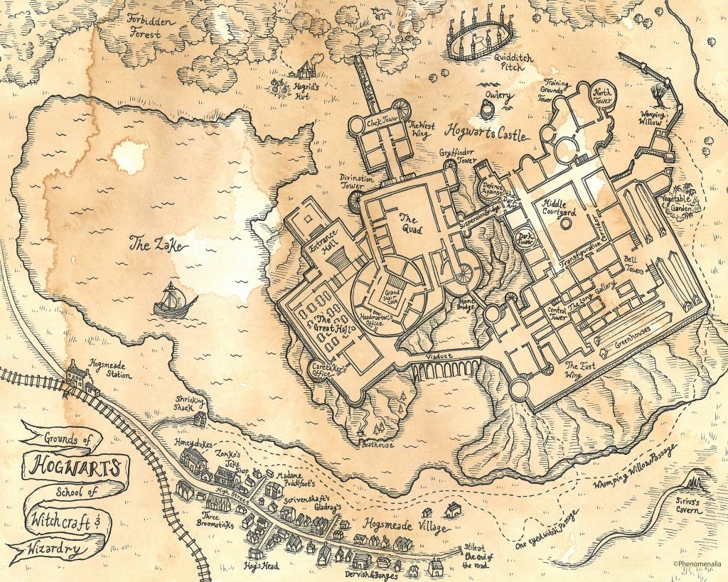 Hogwarts Map Printable | Free Printable Maps