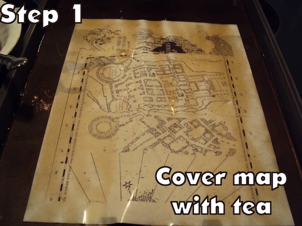 Harry Potter Paraphernalia: Marauder&amp;#039;s Map: Inside And Outside - Hogwarts Map Printable