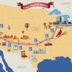 Haunted Road Trip On Route 66 | Lovetoknow   Map Of Route 66 From Chicago To California