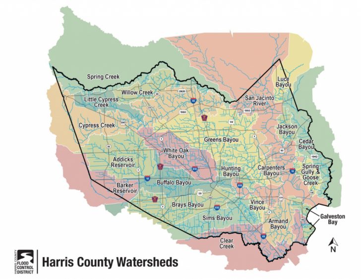 Harris County Texas Map