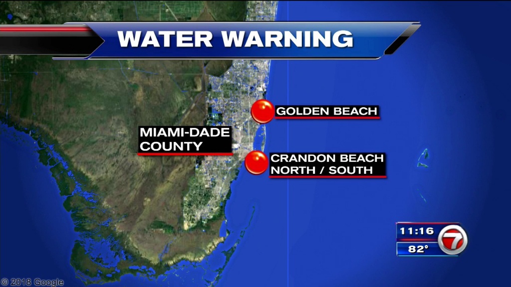 Health Department Issues Swim Advisory For South Florida Beaches Due - Florida Beach Bacteria Map 2018