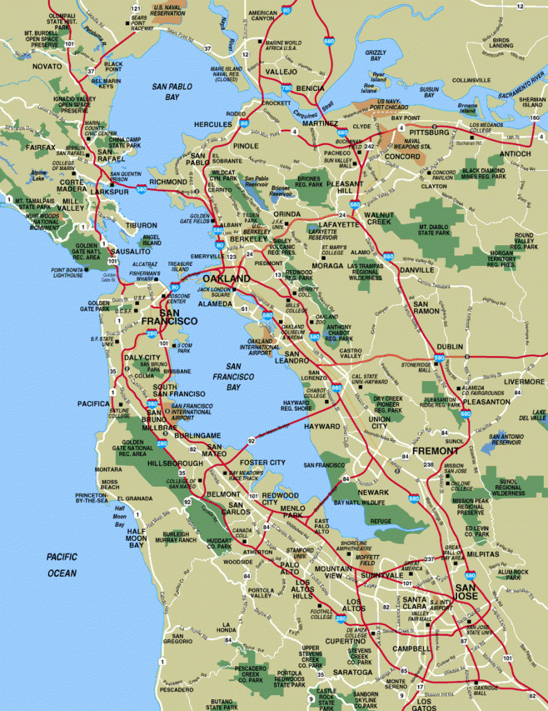 Here Is A Map Of San Francisco Bay Area. This Is Where Robin - San Francisco Bay Area Map California