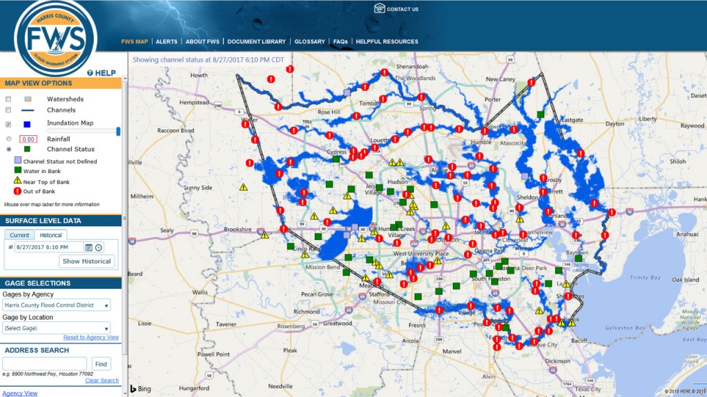 texas flood map