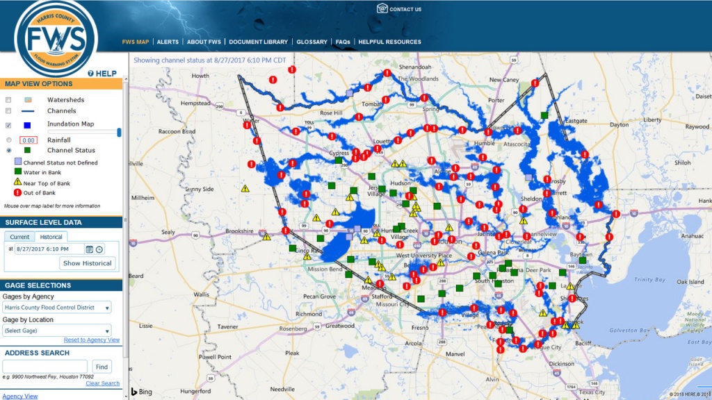 houston texas flood maps