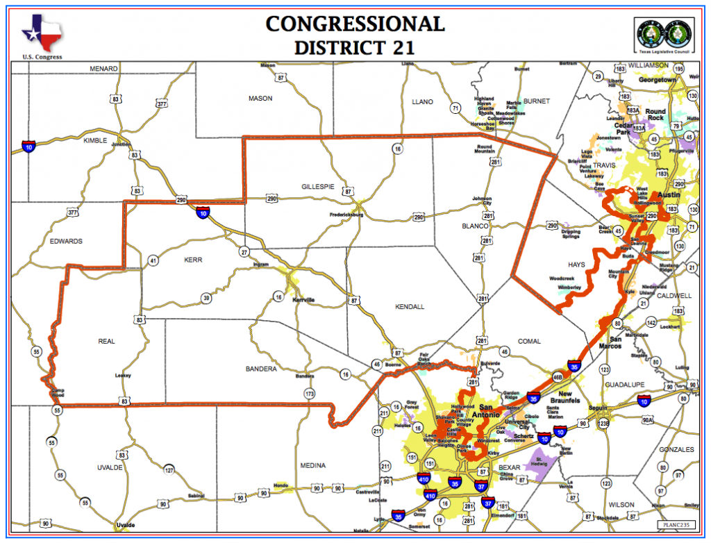 Here&amp;#039;s Who&amp;#039;s On The Ballot In Texas&amp;#039; Congressional District 21 Race - Texas Representatives District Map