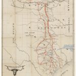 Hide & Horn   Sid Richardson Museum Blog   Texas Cattle Trails Map