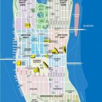 High Resolution Map Of Manhattan For Print Or Download | Usa Travel   Printable Map Of Lower Manhattan Streets