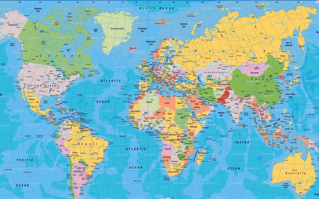 High Resolution World Map Pdf - Bing Images | Карты | World Map - Free Printable World Map Pdf
