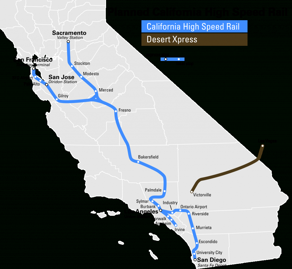 California High Speed Rail Project Map | Free Printable Maps