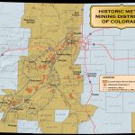 Historic Mining Districts | Colorado Geological Survey   California Gold Claims Map