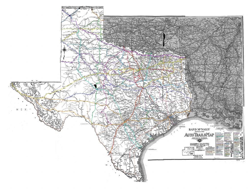 Rand Mcnally Texas Road Map - Free Printable Maps