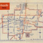 History Of Amarillo, Texas: Map Of Amarillo: C. 1956   1960   City Map Of Amarillo Texas