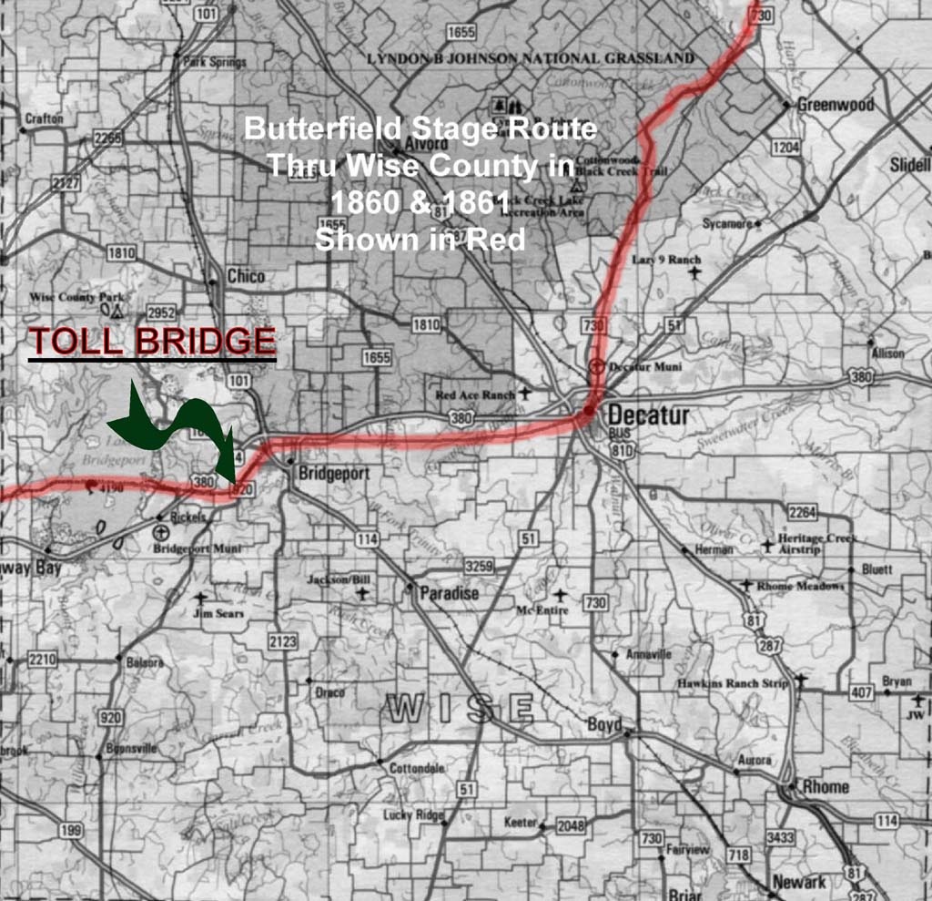 History Of Bridgeport, Texas - Bridgeport Texas Map