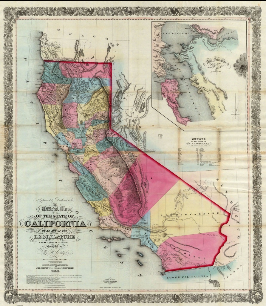History Of California Travel - Historical Map Of California