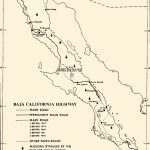 History Of The Baja California Highway   San Quintin Baja California Map