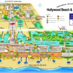 Hollywood Beach And Historic Downtown Map   Map Of Hotels In Hollywood Florida