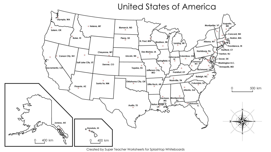 Homey Ideas Blank Us Map Quiz United States Fill In The Valid - Us Map Quiz Printable