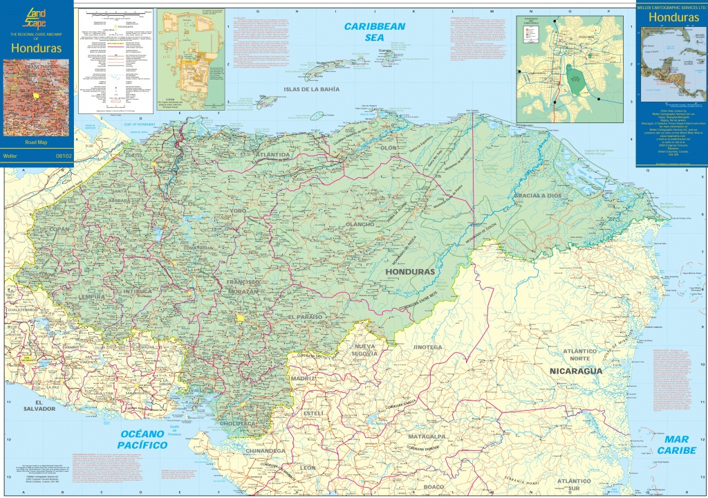 Honduras Maps | Maps Of Honduras - Printable Map Of Honduras