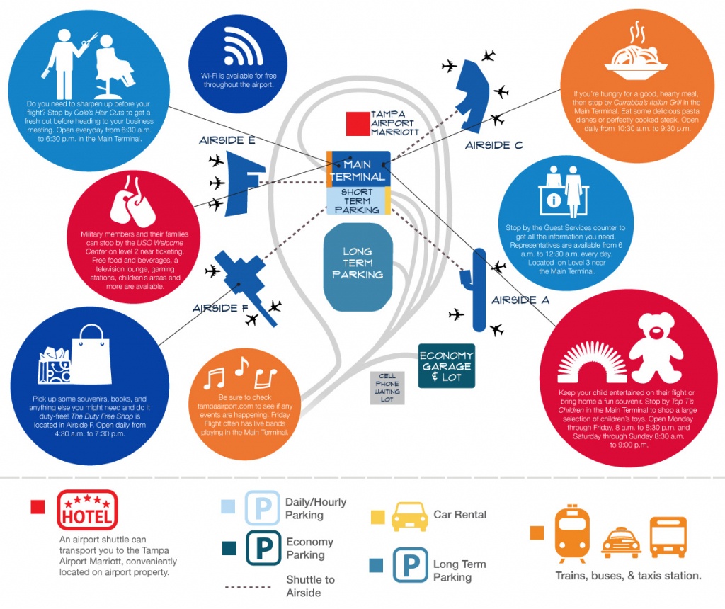 Hotels Near Tampa Airport - Tampa Airport Hotels (Tpa) - Tampa Florida Airport Hotels Map