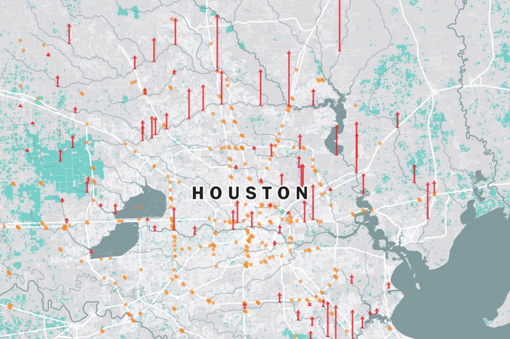 Houston Flooding Map: The Effect Of Harvey On Texas And Louisiana - Houston Texas Flood Map